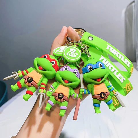Show Your Turtle Power with the Teenage Mutant Ninja Turtles Keychain from Aesthedex