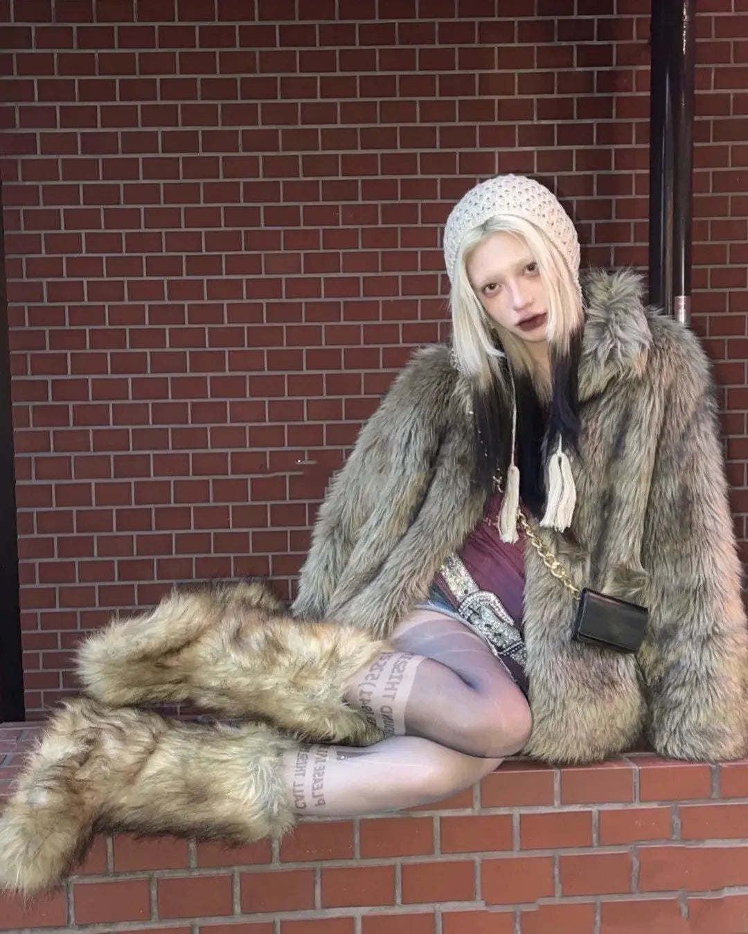 Plush Faux-Fur Statement Winter Boots