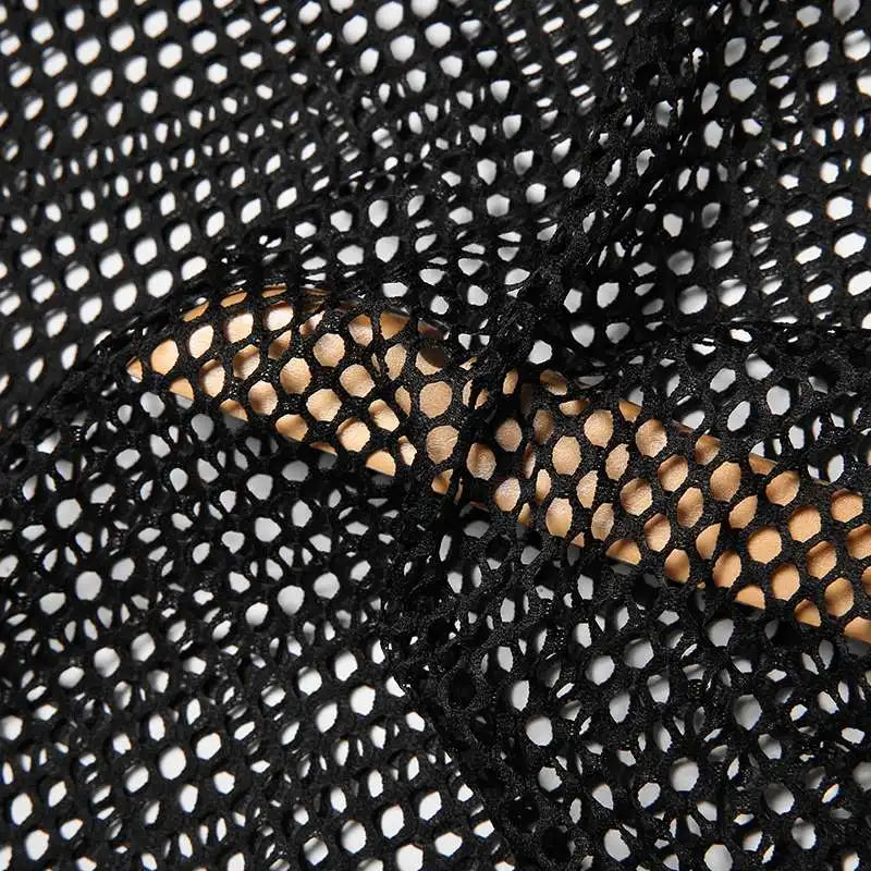 Fishnet Mesh Long Sleeve
