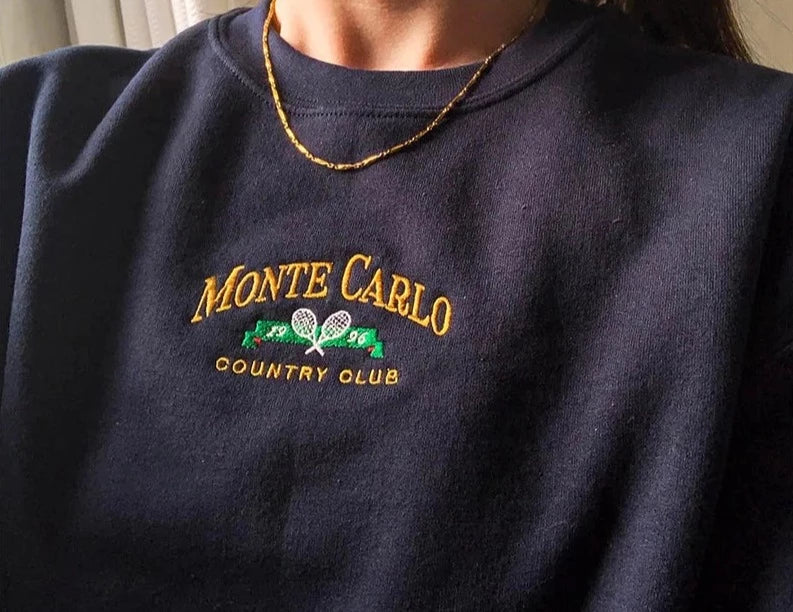 Monte Carlo Country Club Vintage Sweatshirt