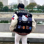Kitty Retro Varsity Jacket