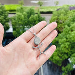 Middle Finger Stickman Pendant Necklace / Earrings