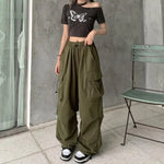 Baggy Cargo Parachute Pants