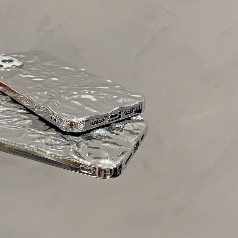 Crinkled Tin Foil iPhone Case