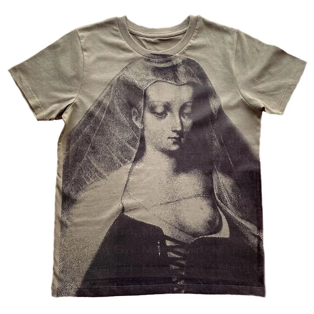 Mona Lisa Portrait Cropped Tee