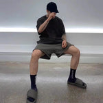 Drawstring Sweat Shorts