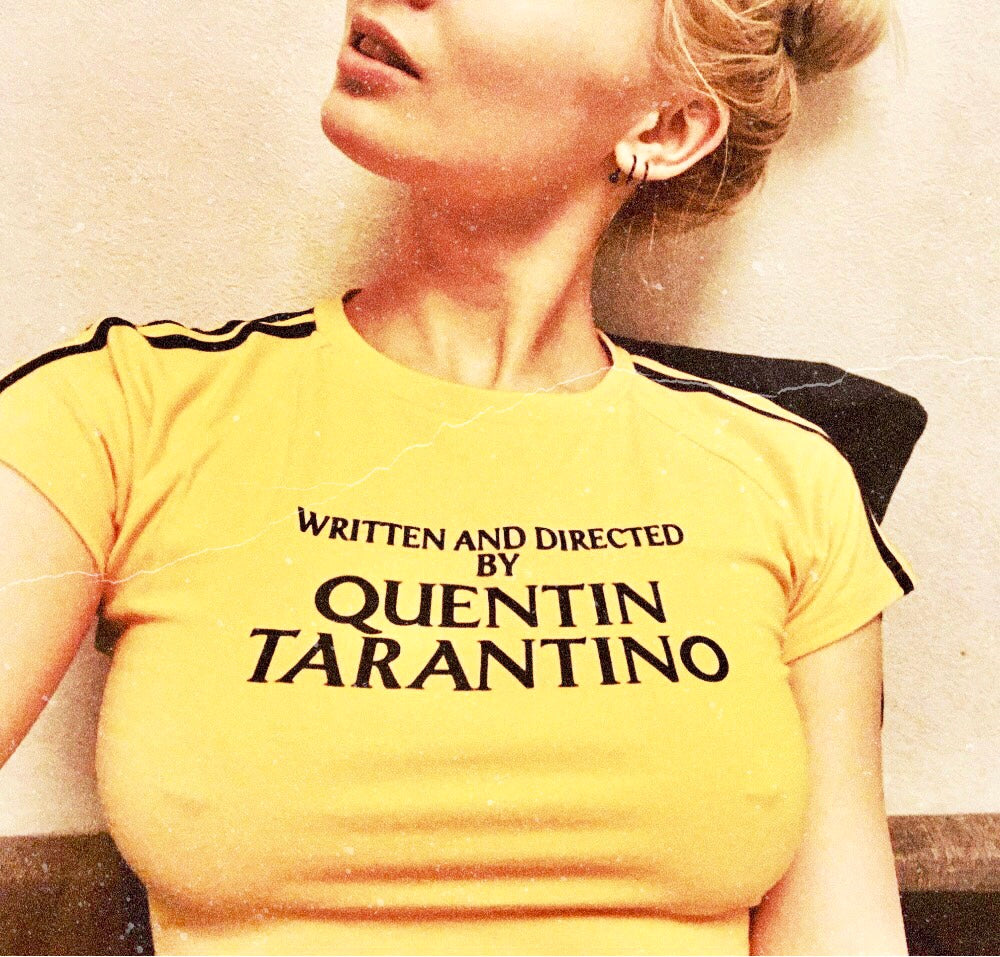 Written and Directed by Quentin Tarantino Cropped Tee - AESTHEDEX