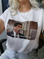 Michael Scott "Oh, God, Please, NOOOOOO" T-Shirt - AESTHEDEX