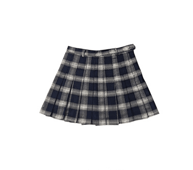 Punk Pleated Mini Skirt