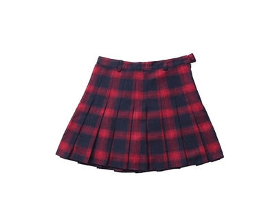 Punk Pleated Mini Skirt