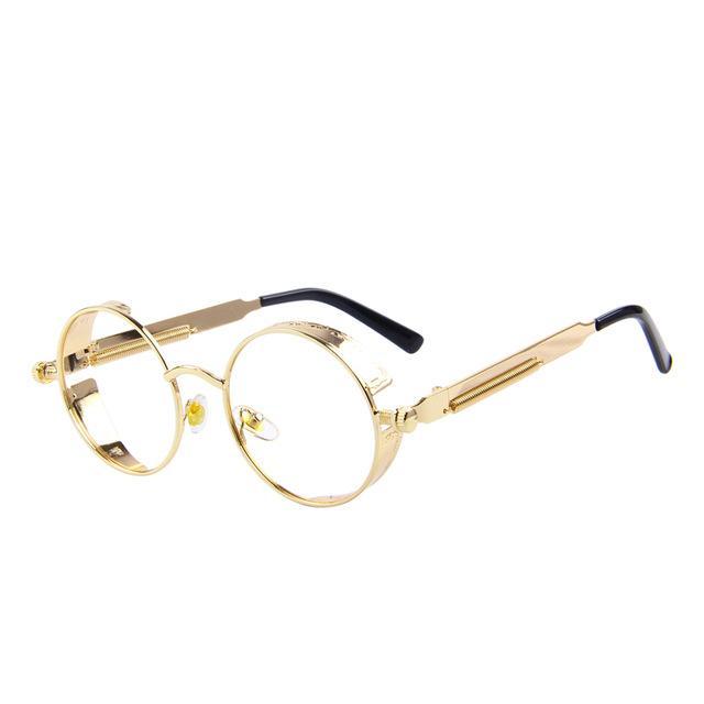 Round Steampunk Sunglasses - AESTHEDEX