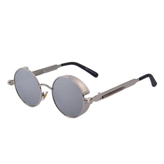 Round Steampunk Sunglasses - AESTHEDEX