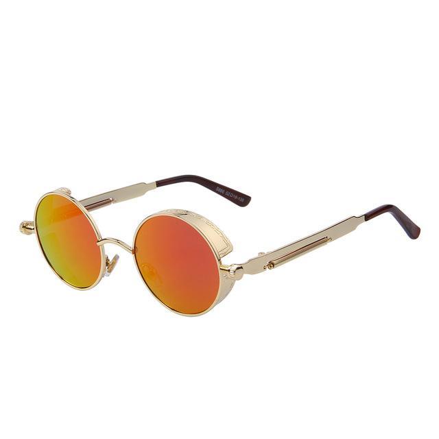 Round Steampunk Sunglasses - AESTHEDEX