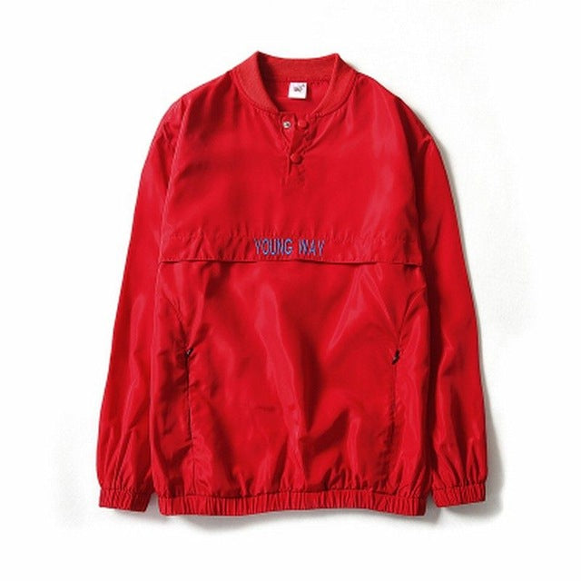 Young Way Reflective Windbreaker Jacket - AESTHEDEX