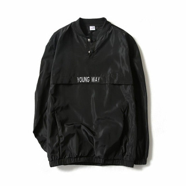 Young Way Reflective Windbreaker Jacket - AESTHEDEX
