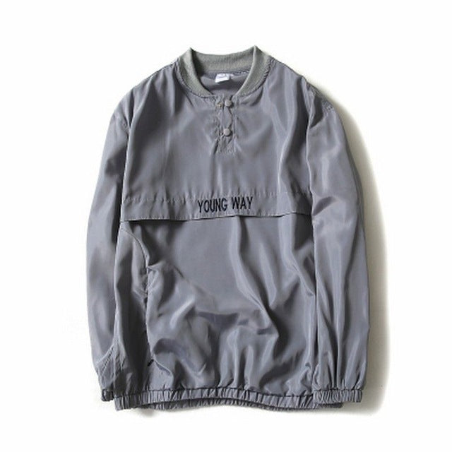 Young Way Reflective Windbreaker Jacket - AESTHEDEX