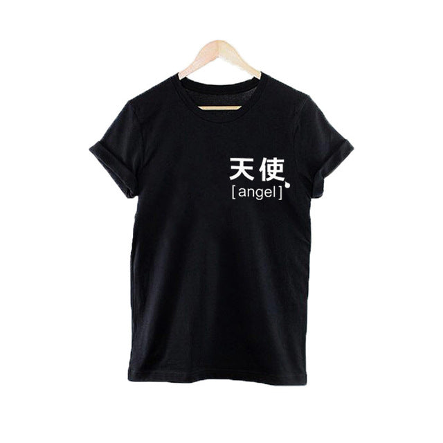 Japanese "Angel" T-Shirt - AESTHEDEX