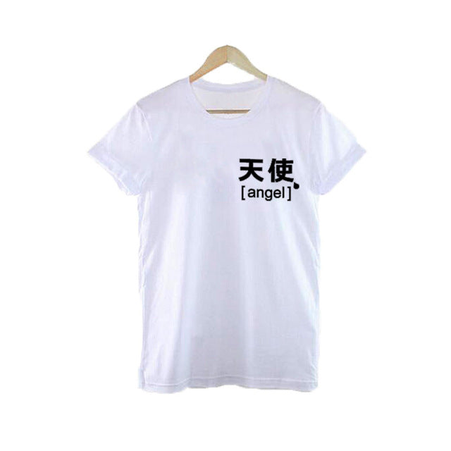 Japanese "Angel" T-Shirt - AESTHEDEX