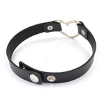 Heart Studded Choker Necklace - AESTHEDEX