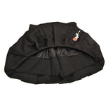 Pleated Rose Embroidery Skirt - AESTHEDEX
