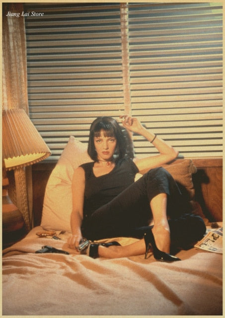 Pulp Fiction Retro Anime Posters - AESTHEDEX