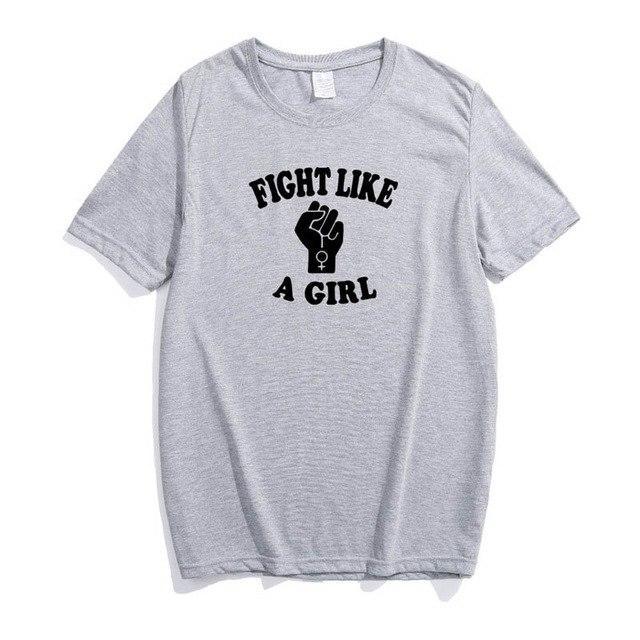 Fight Like A Girl T-Shirt - AESTHEDEX
