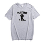Fight Like A Girl T-Shirt - AESTHEDEX