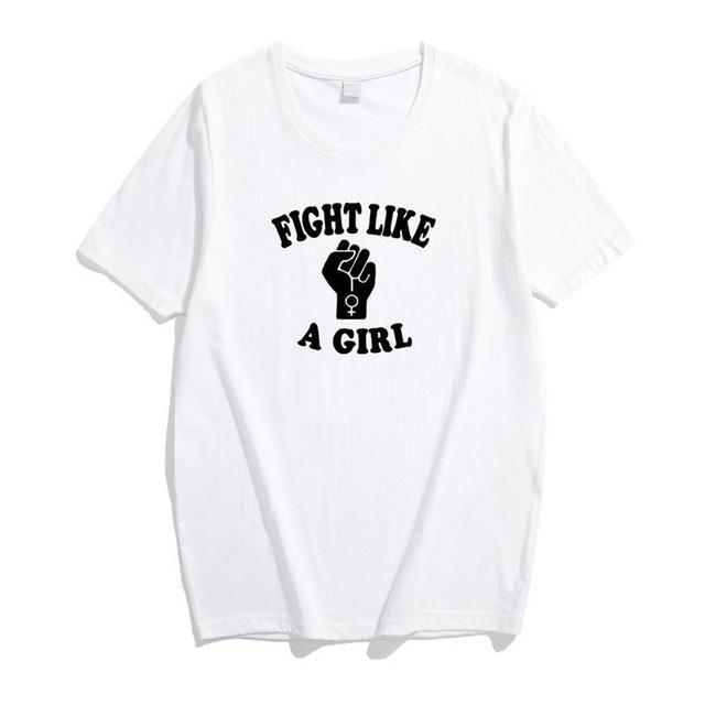 Fight Like A Girl T-Shirt - AESTHEDEX