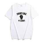 Fight Like A Girl T-Shirt - AESTHEDEX