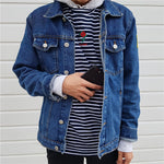 Rose Embroidery Striped T-shirt - AESTHEDEX