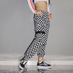 Checkerboard Streetwear Pants - AESTHEDEX