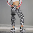 Checkerboard Streetwear Pants - AESTHEDEX
