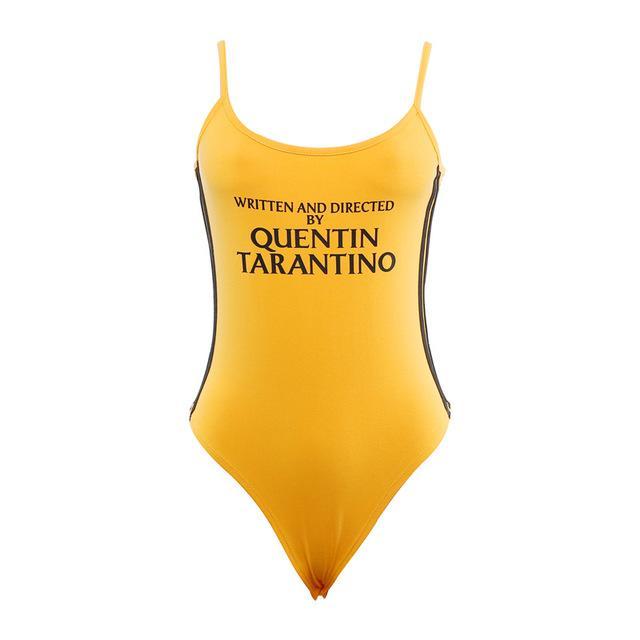 Written and Directed by Quentin Tarantino Yellow Bodysuit - AESTHEDEX