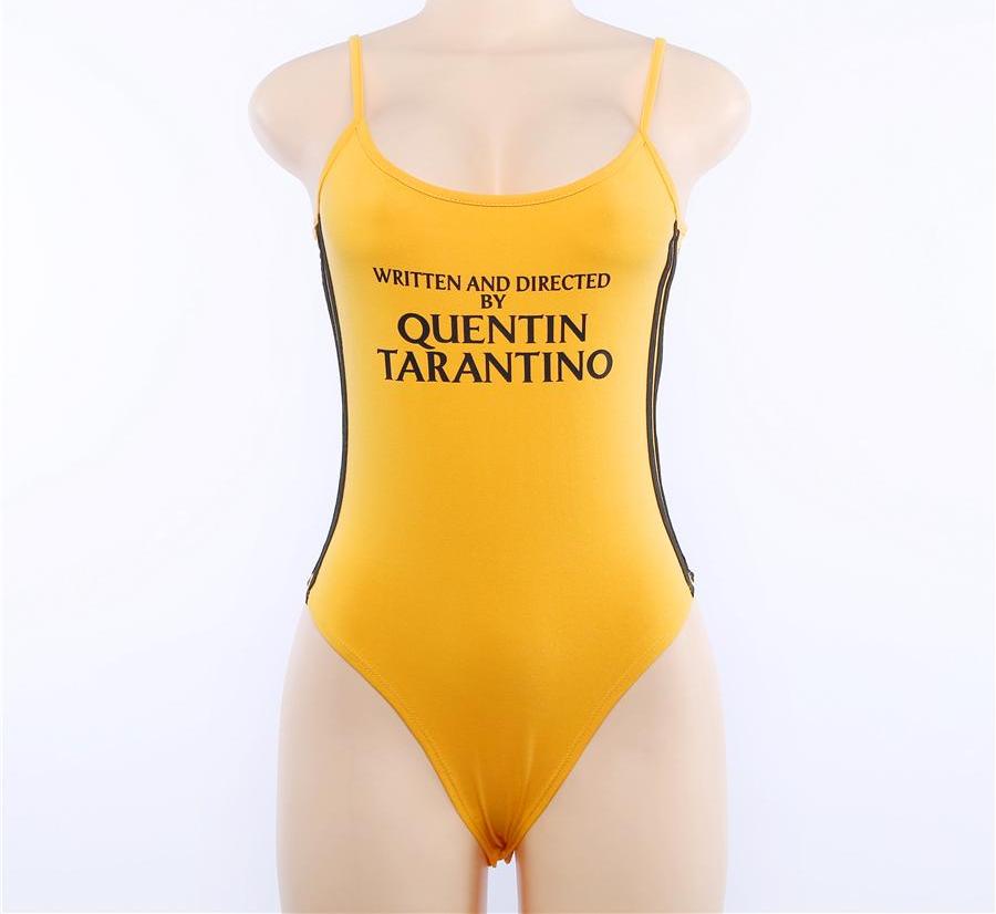 Written and Directed by Quentin Tarantino Yellow Bodysuit - AESTHEDEX