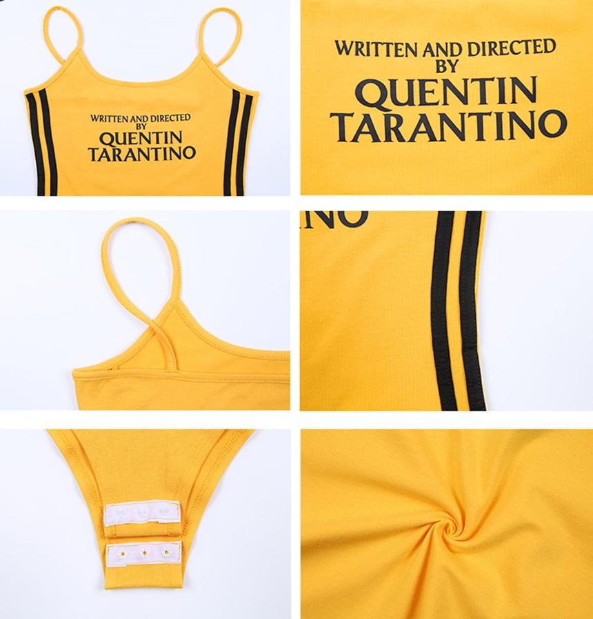 Written and Directed by Quentin Tarantino Yellow Bodysuit - AESTHEDEX