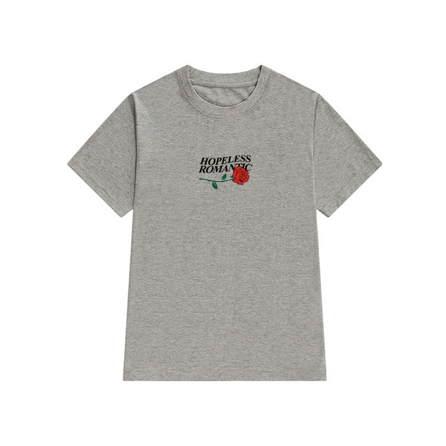 Hopeless Romantic Graphic Tee - AESTHEDEX