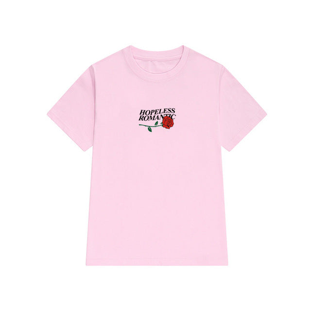Hopeless Romantic Graphic Tee - AESTHEDEX