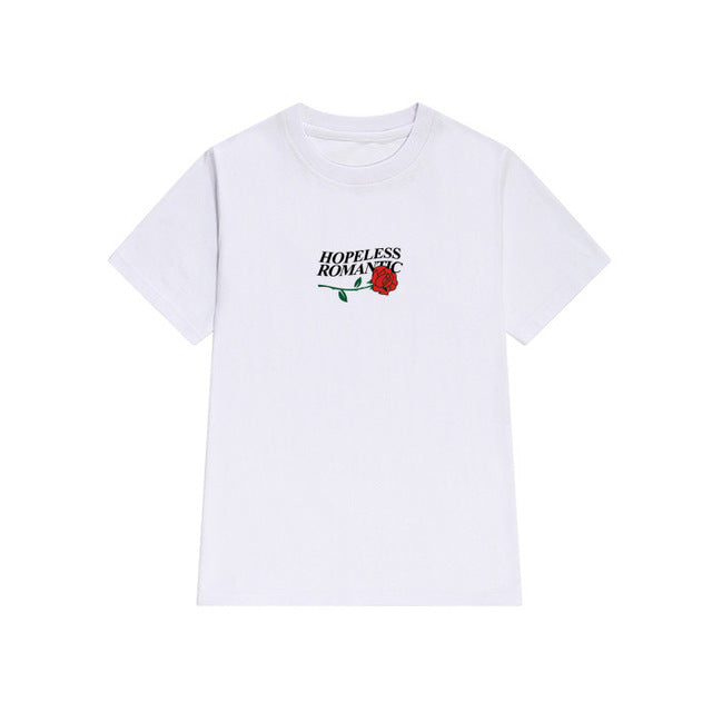 Hopeless Romantic Graphic Tee - AESTHEDEX