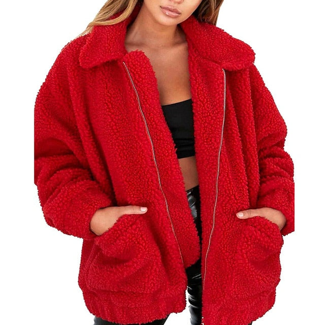 Shaggy Cardigan Jacket - AESTHEDEX