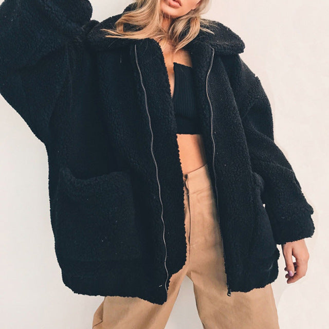 Shaggy Cardigan Jacket - AESTHEDEX