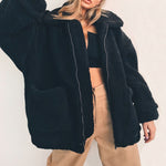 Shaggy Cardigan Jacket - AESTHEDEX