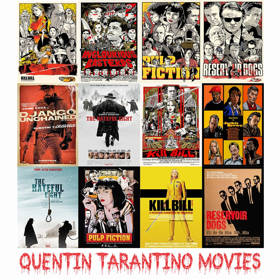 Quentin Tarantino Movie Posters - AESTHEDEX