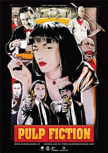 Quentin Tarantino Movie Posters - AESTHEDEX