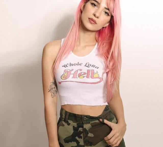 Whole Lotta Hell Tank Top - AESTHEDEX