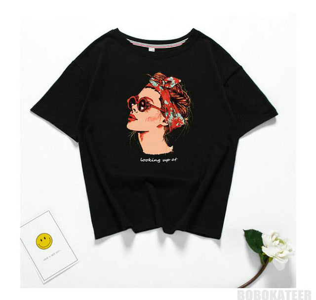 Looking Up At Vogue Tee - AESTHEDEX