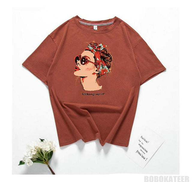 Looking Up At Vogue Tee - AESTHEDEX