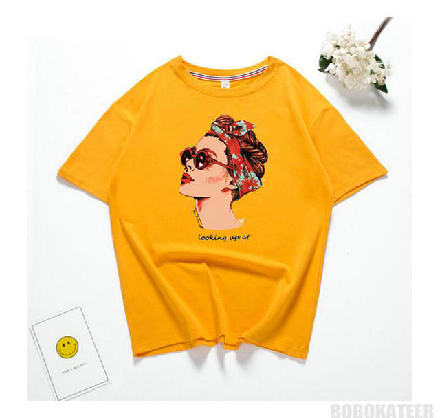 Looking Up At Vogue Tee - AESTHEDEX