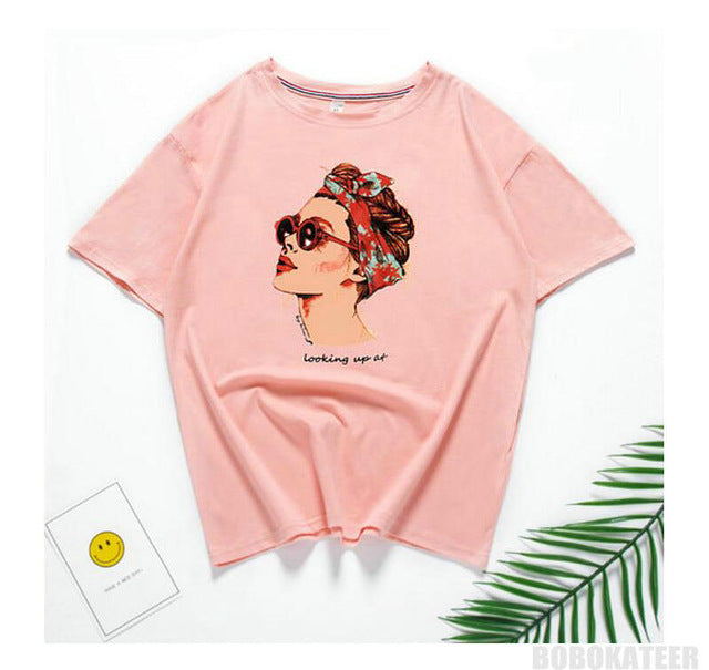 Looking Up At Vogue Tee - AESTHEDEX
