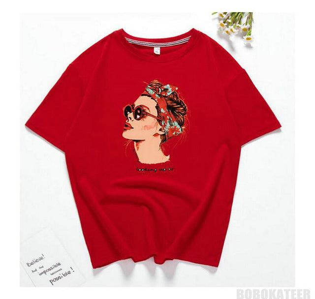 Looking Up At Vogue Tee - AESTHEDEX
