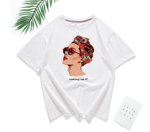 Looking Up At Vogue Tee - AESTHEDEX